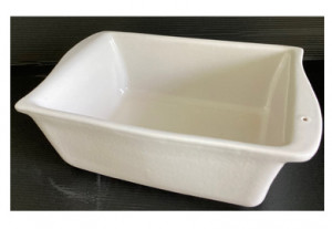 Terrine rectangulaire 1.65 L à anses à effet de vague - RE 9134