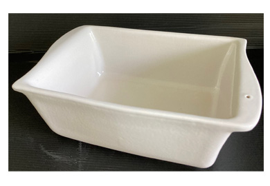 Terrine rectangulaire 1.65 L à anses à effet de vague - RE 9134